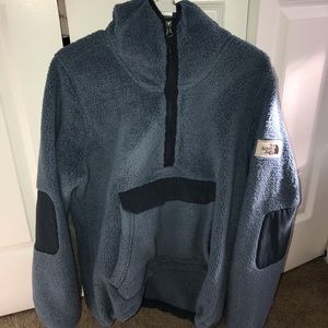 North Face heavyweight fuzzy hoodie